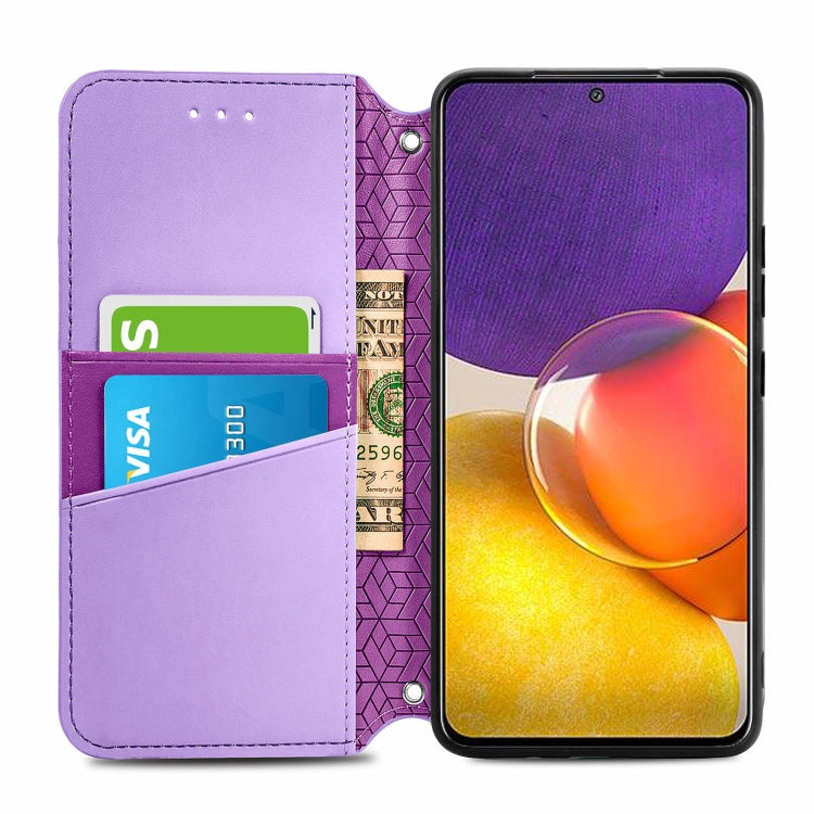 For Galaxy A82 5G/Quantum 2 Blooming Mandala Embossed Pattern Magnetic Horizontal Flip Leather Case with Holder & Card Slots & Wallet