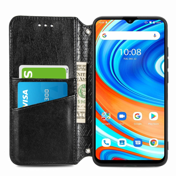 For UMIDIGI A9 Blooming Mandala Embossed Pattern Magnetic Horizontal Flip Leather Case with Holder & Card Slots & Wallet