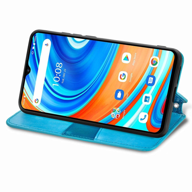 For UMIDIGI A9 Blooming Mandala Embossed Pattern Magnetic Horizontal Flip Leather Case with Holder & Card Slots & Wallet