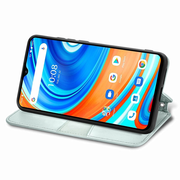 For UMIDIGI A9 Blooming Mandala Embossed Pattern Magnetic Horizontal Flip Leather Case with Holder & Card Slots & Wallet