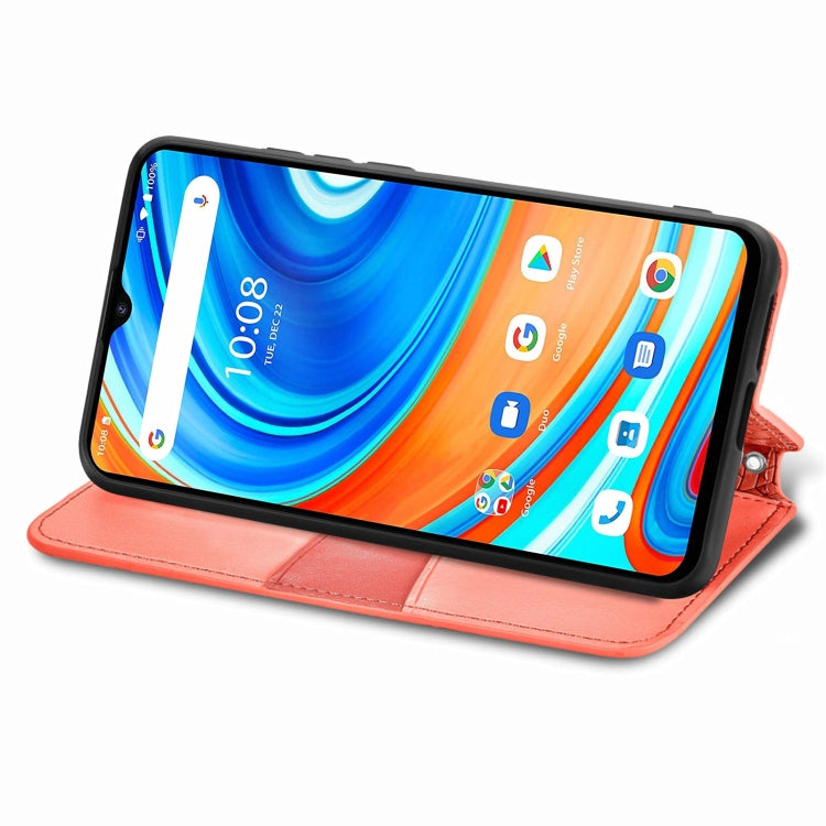 For UMIDIGI A9 Blooming Mandala Embossed Pattern Magnetic Horizontal Flip Leather Case with Holder & Card Slots & Wallet