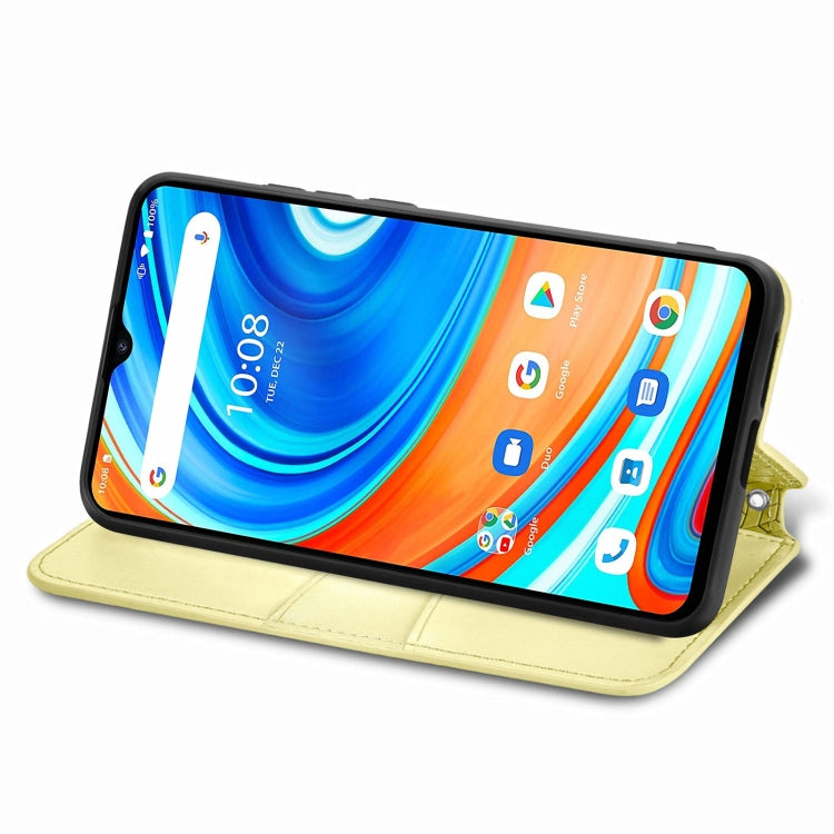For UMIDIGI A9 Blooming Mandala Embossed Pattern Magnetic Horizontal Flip Leather Case with Holder & Card Slots & Wallet