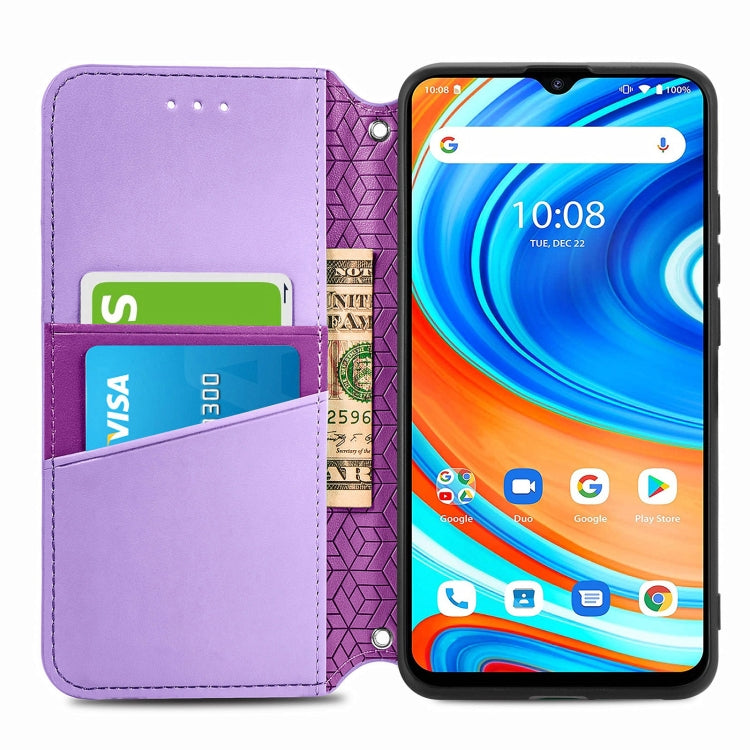 For UMIDIGI A9 Blooming Mandala Embossed Pattern Magnetic Horizontal Flip Leather Case with Holder & Card Slots & Wallet