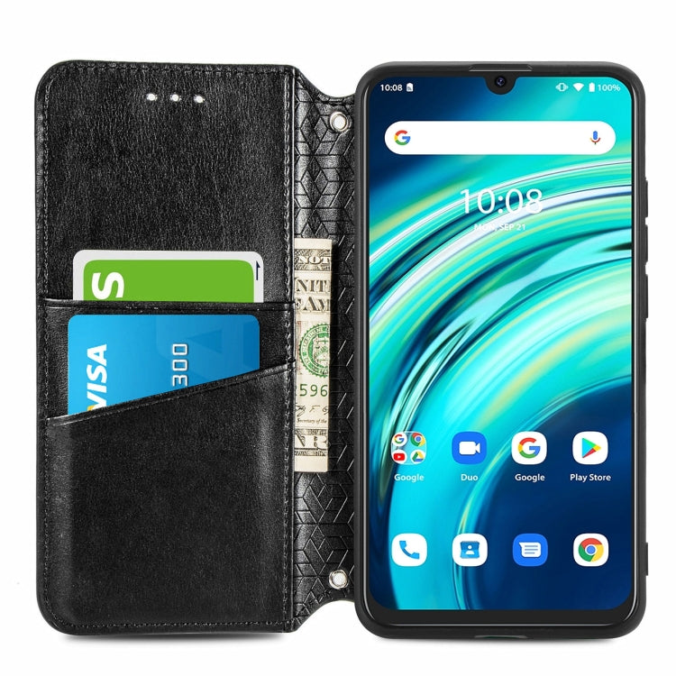 For UMIDIGI A9 Pro Blooming Mandala Embossed Pattern Magnetic Horizontal Flip Leather Case with Holder & Card Slots & Wallet