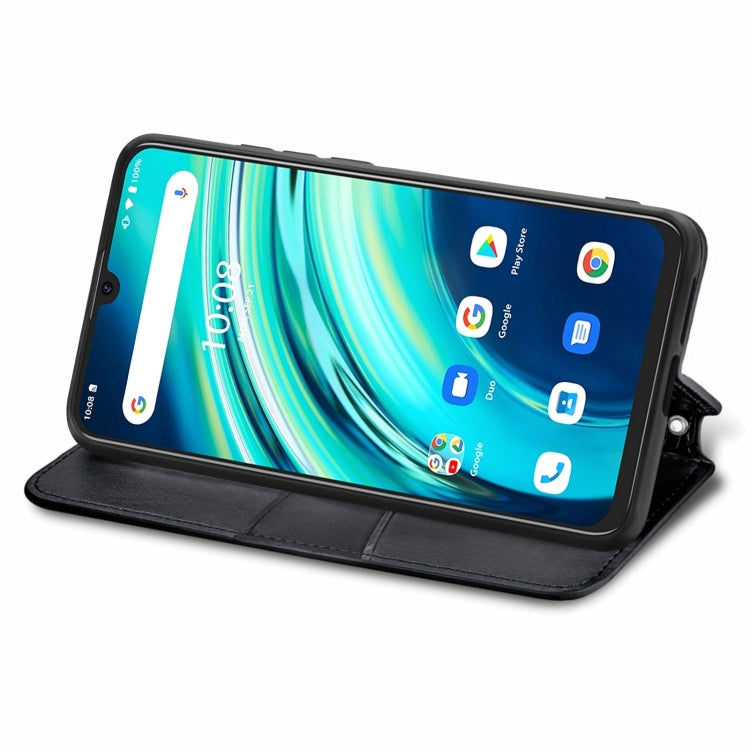 For UMIDIGI A9 Pro Blooming Mandala Embossed Pattern Magnetic Horizontal Flip Leather Case with Holder & Card Slots & Wallet