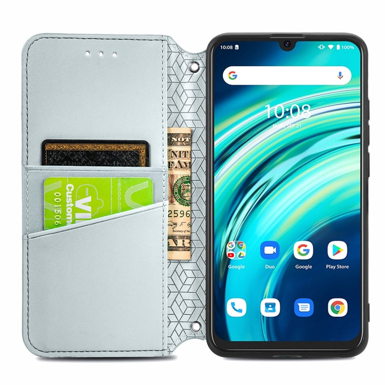 For UMIDIGI A9 Pro Blooming Mandala Embossed Pattern Magnetic Horizontal Flip Leather Case with Holder & Card Slots & Wallet