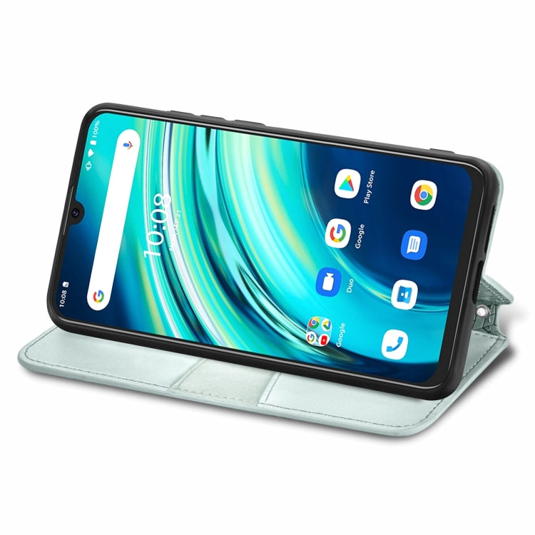 For UMIDIGI A9 Pro Blooming Mandala Embossed Pattern Magnetic Horizontal Flip Leather Case with Holder & Card Slots & Wallet