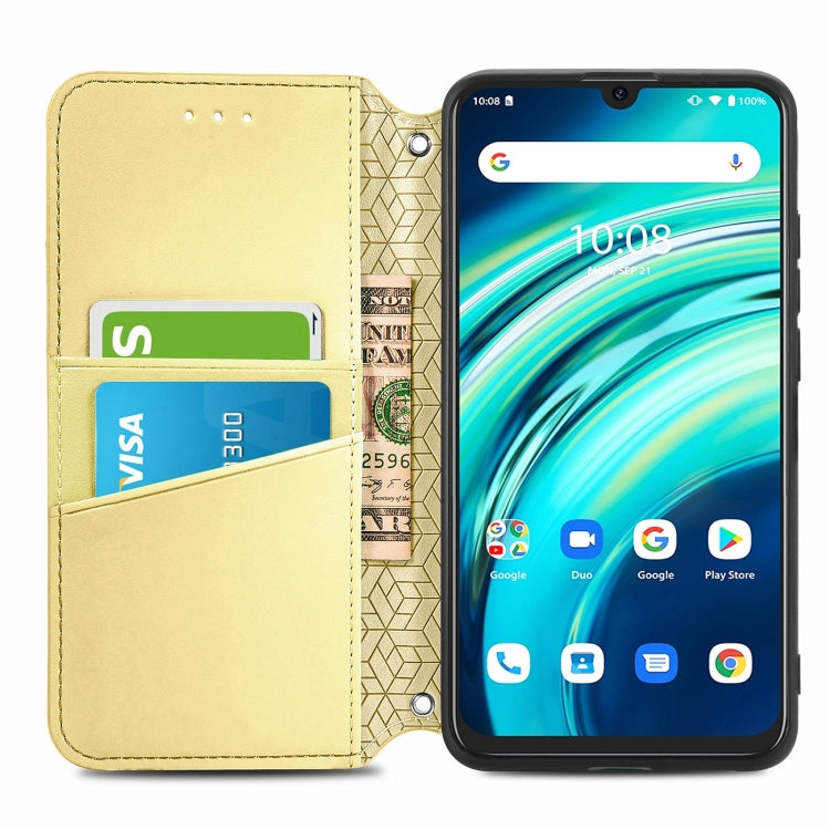 For UMIDIGI A9 Pro Blooming Mandala Embossed Pattern Magnetic Horizontal Flip Leather Case with Holder & Card Slots & Wallet