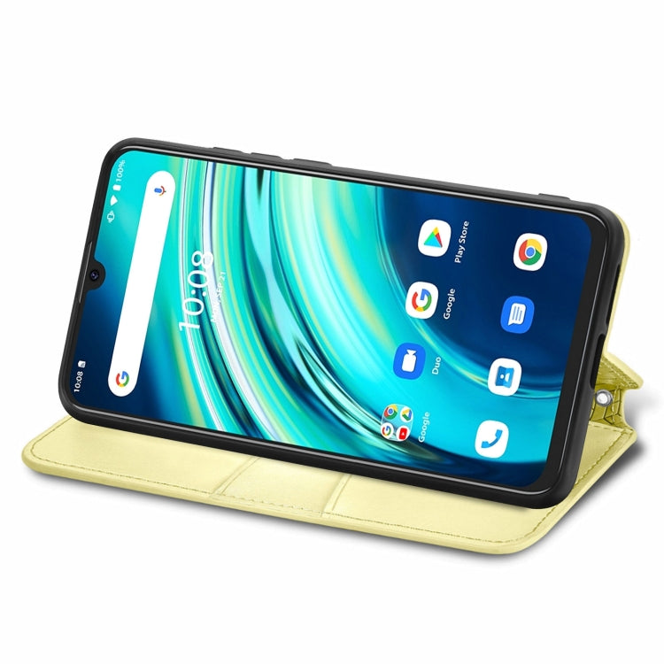 For UMIDIGI A9 Pro Blooming Mandala Embossed Pattern Magnetic Horizontal Flip Leather Case with Holder & Card Slots & Wallet