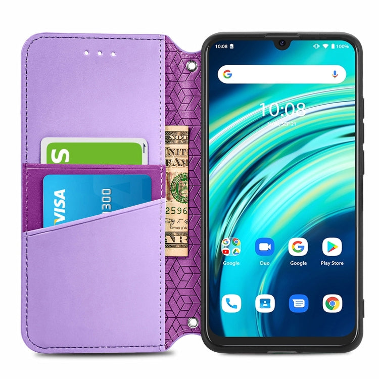 For UMIDIGI A9 Pro Blooming Mandala Embossed Pattern Magnetic Horizontal Flip Leather Case with Holder & Card Slots & Wallet