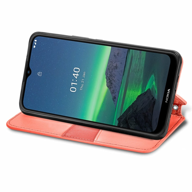 For Nokia 1.4 Blooming Mandala Embossed Pattern Magnetic Horizontal Flip Leather Case with Holder & Card Slots & Wallet