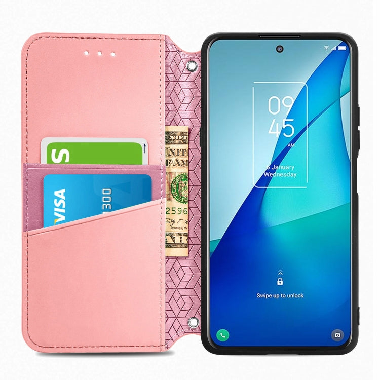 For TCL 20S Blooming Mandala Embossed Pattern Magnetic Horizontal Flip Leather Case with Holder & Card Slots & Wallet