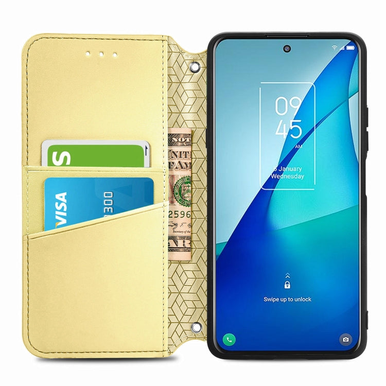 For TCL 20S Blooming Mandala Embossed Pattern Magnetic Horizontal Flip Leather Case with Holder & Card Slots & Wallet