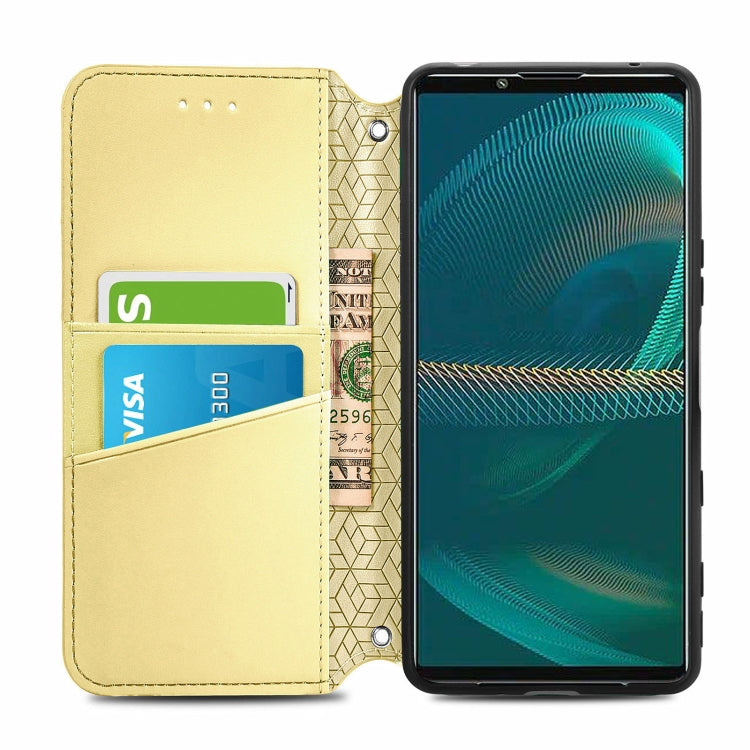 For Sony Xperia 5 III Blooming Mandala Embossed Pattern Magnetic Horizontal Flip Leather Case with Holder & Card Slots & Wallet