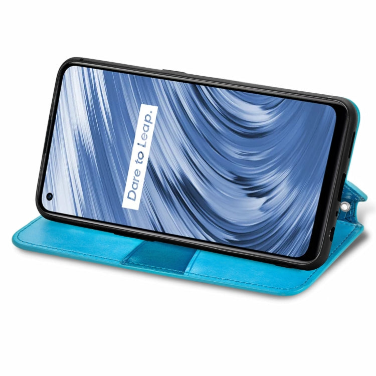 For OPPO Realme V15 5G Blooming Mandala Embossed Pattern Magnetic Horizontal Flip Leather Case with Holder & Card Slots & Wallet