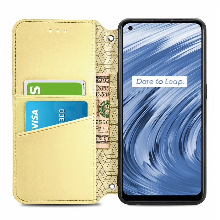 For OPPO Realme V15 5G Blooming Mandala Embossed Pattern Magnetic Horizontal Flip Leather Case with Holder & Card Slots & Wallet
