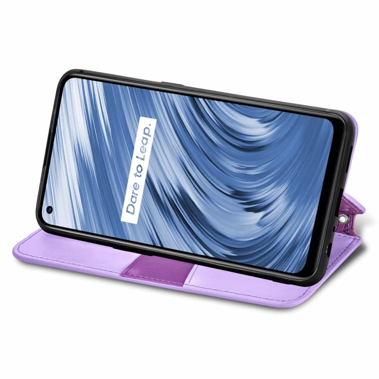 For OPPO Realme V15 5G Blooming Mandala Embossed Pattern Magnetic Horizontal Flip Leather Case with Holder & Card Slots & Wallet