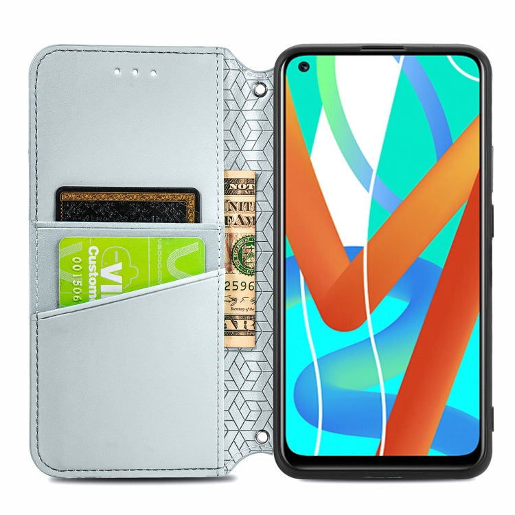 For OPPO Realme V13 Blooming Mandala Embossed Pattern Magnetic Horizontal Flip Leather Case with Holder & Card Slots & Wallet