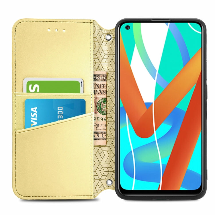 For OPPO Realme V13 Blooming Mandala Embossed Pattern Magnetic Horizontal Flip Leather Case with Holder & Card Slots & Wallet