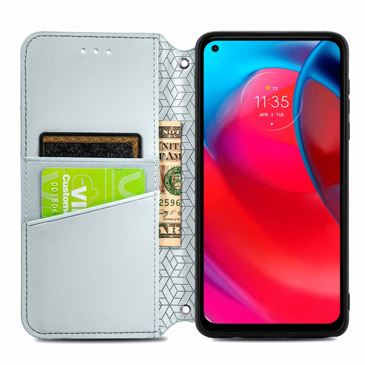 For Motorola G Stylus 5G Blooming Mandala Embossed Pattern Magnetic Horizontal Flip Leather Case with Holder & Card Slots & Wallet