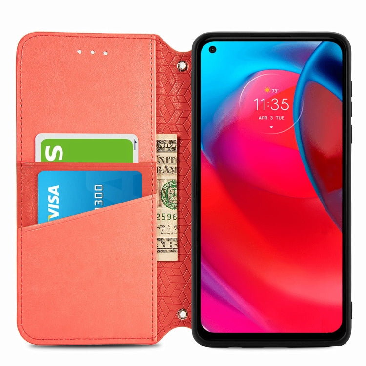 For Motorola G Stylus 5G Blooming Mandala Embossed Pattern Magnetic Horizontal Flip Leather Case with Holder & Card Slots & Wallet