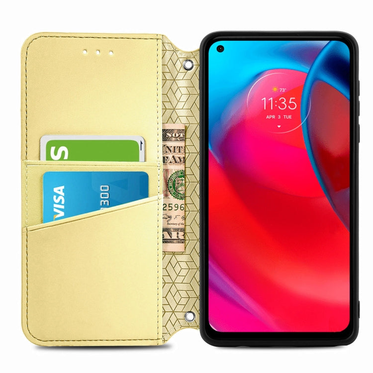 For Motorola G Stylus 5G Blooming Mandala Embossed Pattern Magnetic Horizontal Flip Leather Case with Holder & Card Slots & Wallet