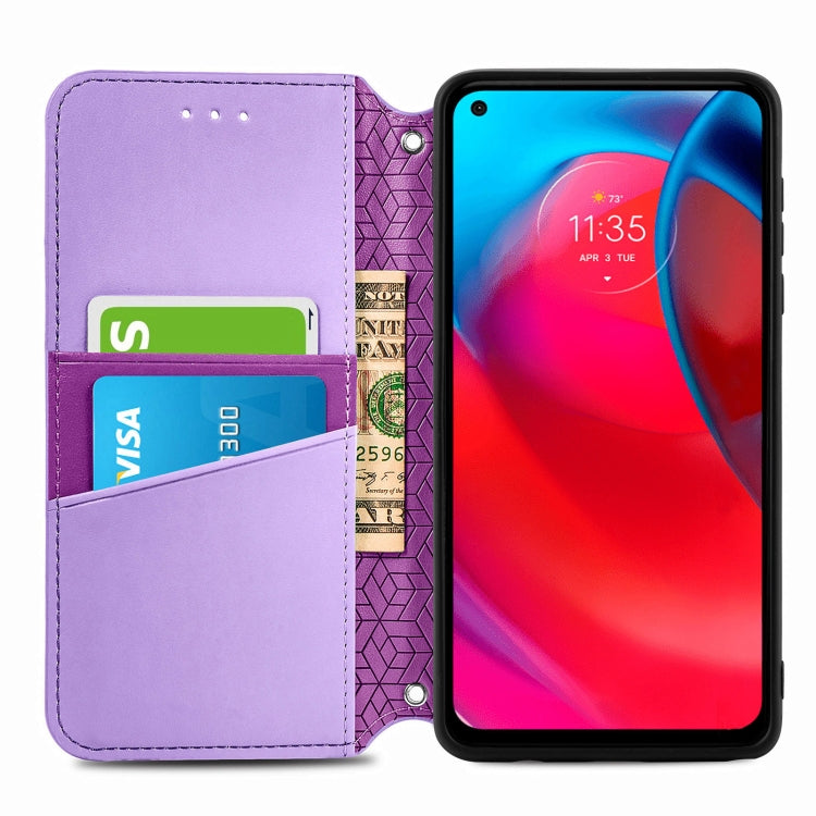 For Motorola G Stylus 5G Blooming Mandala Embossed Pattern Magnetic Horizontal Flip Leather Case with Holder & Card Slots & Wallet
