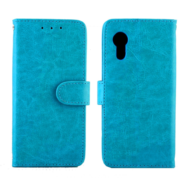 For Samsung Galaxy Xcover 5 Crazy Horse Texture Leather Horizontal Flip Protective Case with Holder & Card Slots & Wallet & Photo Frame