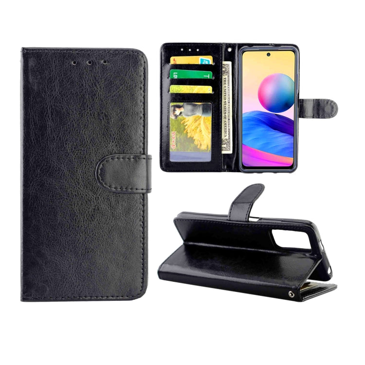 For Xiaomi Redmi Note10 5G /  Poco M3 Pro Crazy Horse Texture Leather Horizontal Flip Protective Case with Holder & Card Slots & Wallet & Photo Frame