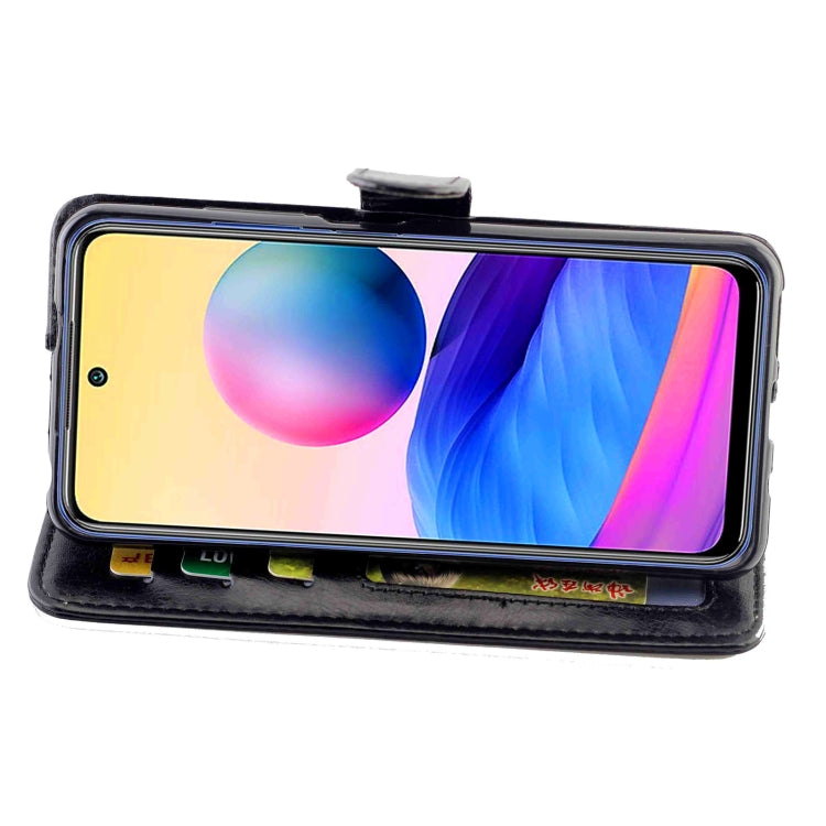 For Xiaomi Redmi Note10 5G /  Poco M3 Pro Crazy Horse Texture Leather Horizontal Flip Protective Case with Holder & Card Slots & Wallet & Photo Frame