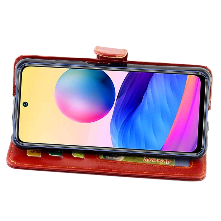 For Xiaomi Redmi Note10 5G /  Poco M3 Pro Crazy Horse Texture Leather Horizontal Flip Protective Case with Holder & Card Slots & Wallet & Photo Frame