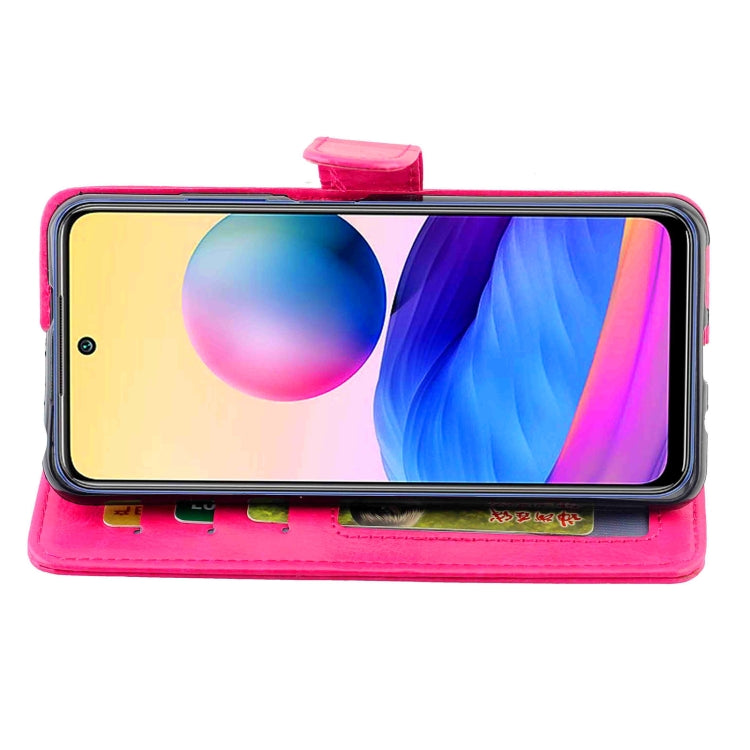 For Xiaomi Redmi Note10 5G /  Poco M3 Pro Crazy Horse Texture Leather Horizontal Flip Protective Case with Holder & Card Slots & Wallet & Photo Frame
