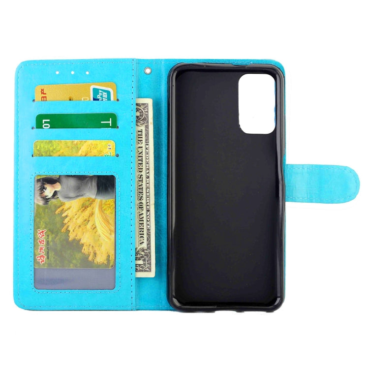 For Xiaomi Redmi Note10 5G /  Poco M3 Pro Crazy Horse Texture Leather Horizontal Flip Protective Case with Holder & Card Slots & Wallet & Photo Frame
