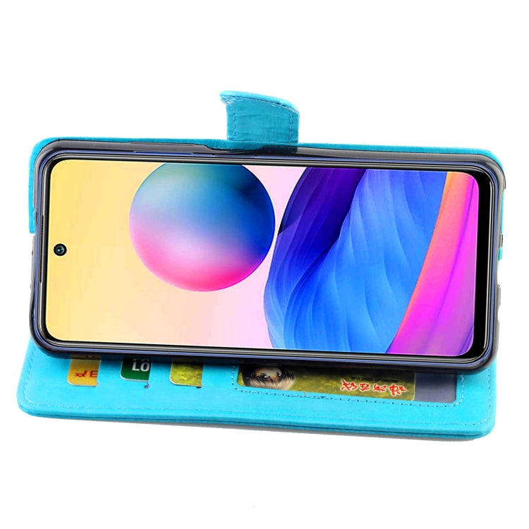 For Xiaomi Redmi Note10 5G /  Poco M3 Pro Crazy Horse Texture Leather Horizontal Flip Protective Case with Holder & Card Slots & Wallet & Photo Frame
