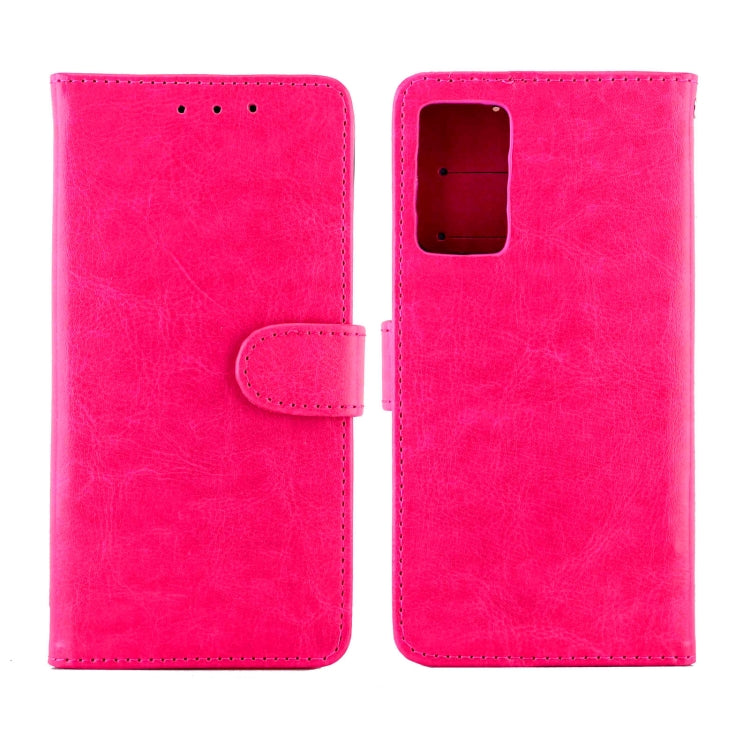 For OPPO Reno6 5G Crazy Horse Texture Leather Horizontal Flip Protective Case with Holder & Card Slots & Wallet & Photo Frame