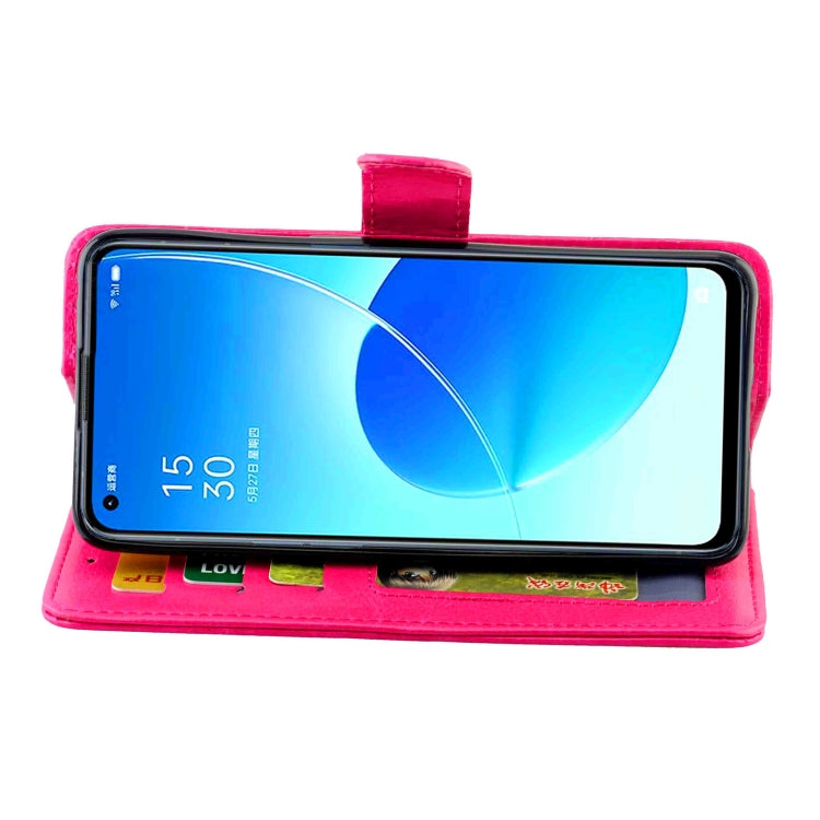 For OPPO Reno6 5G Crazy Horse Texture Leather Horizontal Flip Protective Case with Holder & Card Slots & Wallet & Photo Frame