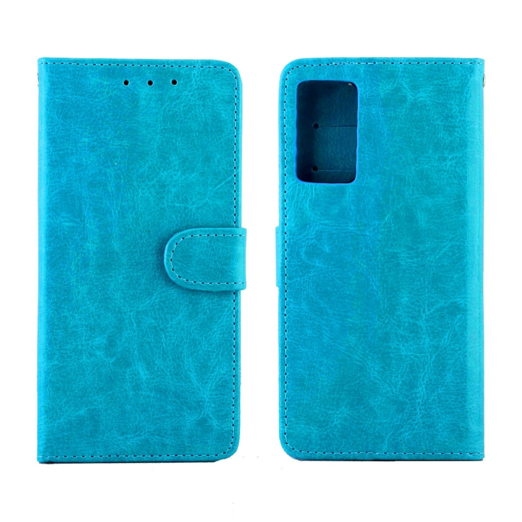 For OPPO Reno6 5G Crazy Horse Texture Leather Horizontal Flip Protective Case with Holder & Card Slots & Wallet & Photo Frame