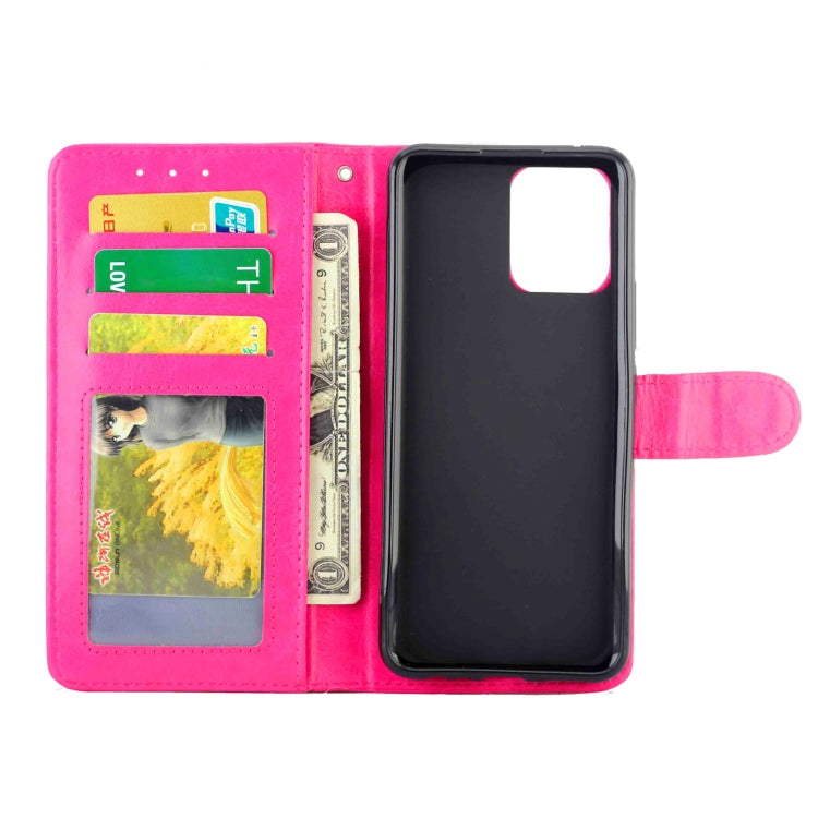 For OPPO Realme 8 / 8 Pro Crazy Horse Texture Leather Horizontal Flip Protective Case with Holder & Card Slots & Wallet & Photo Frame