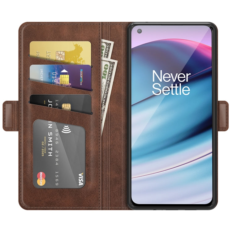 For OnePlus Nord CE 5G Dual-side Magnetic Buckle Horizontal Flip Leather Case with Holder & Card Slots & Wallet