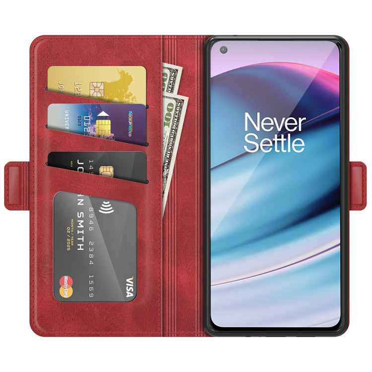 For OnePlus Nord CE 5G Dual-side Magnetic Buckle Horizontal Flip Leather Case with Holder & Card Slots & Wallet