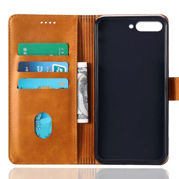 Calf Texture Horizontal Flip Leather Case for Huawei Y6 2018/play 7A, with Holder & Card Slots & Wallet