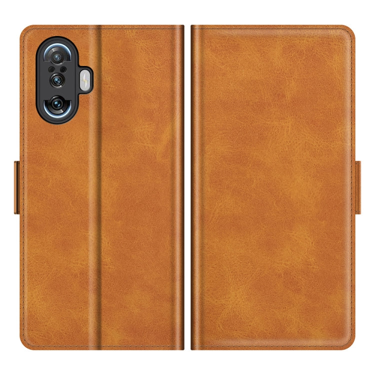 For Xiaomi Poco F3 GT Dual-side Magnetic Buckle Horizontal Flip Leather Case with Holder & Card Slots & Wallet