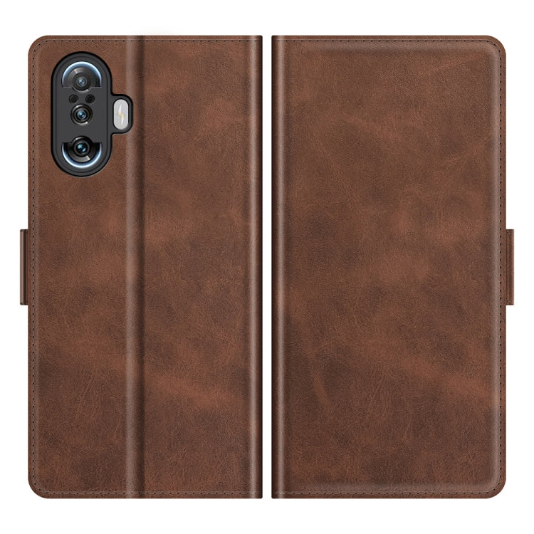 For Xiaomi Poco F3 GT Dual-side Magnetic Buckle Horizontal Flip Leather Case with Holder & Card Slots & Wallet