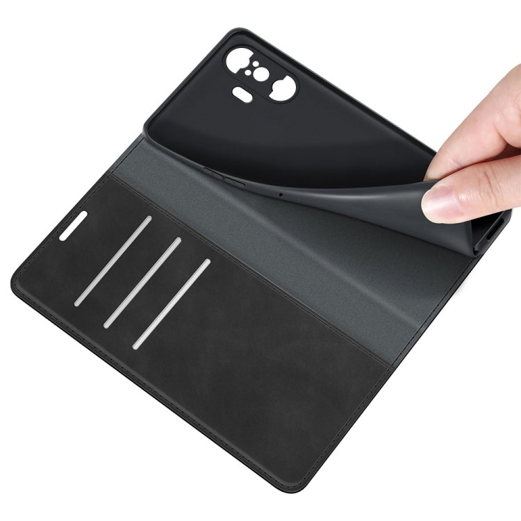 For Xiaomi Poco F3 GT Retro-skin Business Magnetic Suction Leather Case with Holder & Card Slots & Wallet