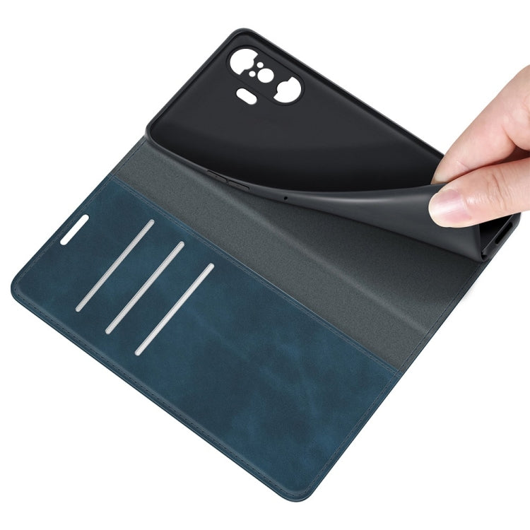 For Xiaomi Poco F3 GT Retro-skin Business Magnetic Suction Leather Case with Holder & Card Slots & Wallet