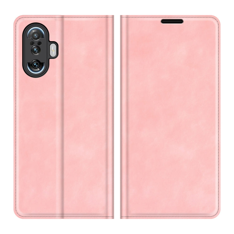 For Xiaomi Poco F3 GT Retro-skin Business Magnetic Suction Leather Case with Holder & Card Slots & Wallet