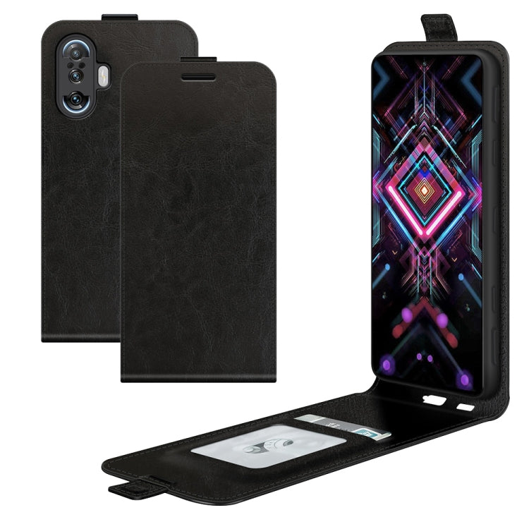 For Xiaomi Poco F3 GT R64 Texture Single Vertical Flip Leather Protective Case with Card Slots & Photo Frame