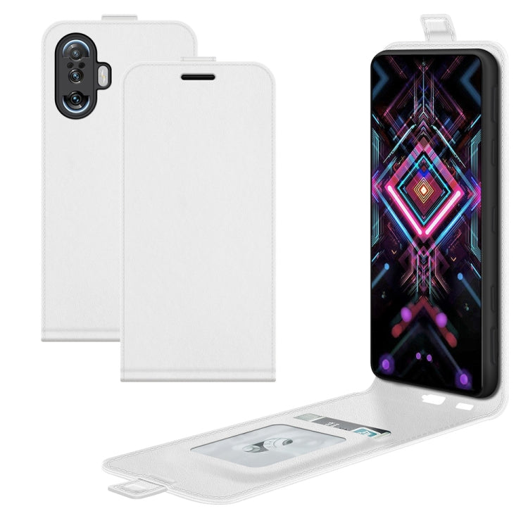 For Xiaomi Poco F3 GT R64 Texture Single Vertical Flip Leather Protective Case with Card Slots & Photo Frame