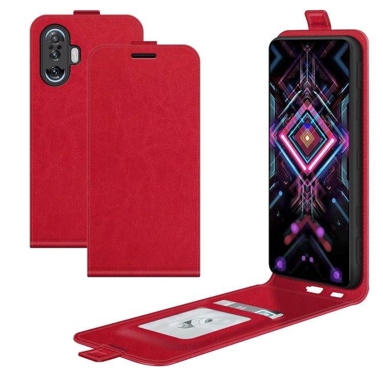 For Xiaomi Poco F3 GT R64 Texture Single Vertical Flip Leather Protective Case with Card Slots & Photo Frame