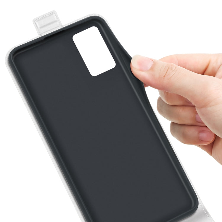For Samsung Galaxy F52 5G R64 Texture Single Vertical Flip Leather Protective Case with Card Slots & Photo Frame